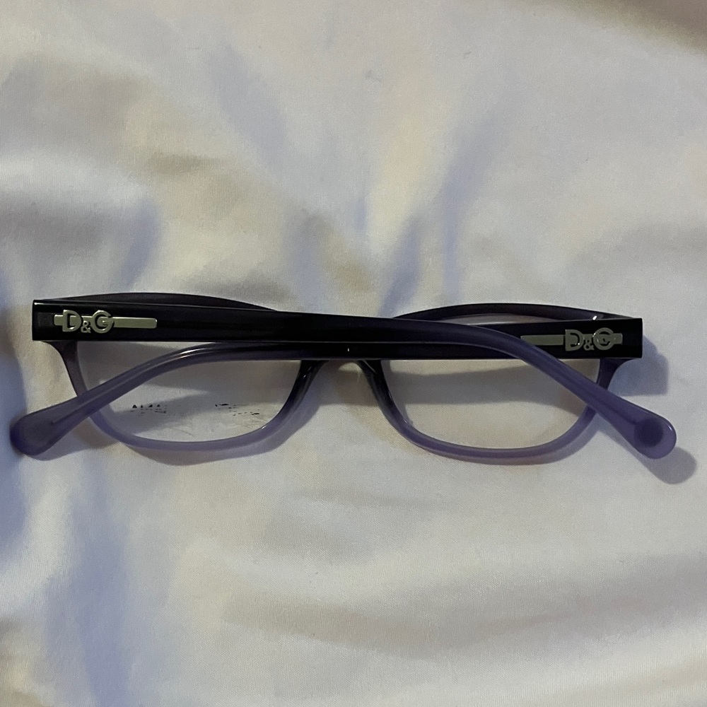 D&G Violet Frame Glasses